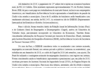 Nota dieese 5 nov 2019