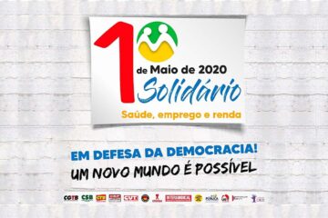 CUT cartaz primeiro de maio solidario 2020