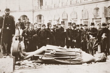 NGV Braquehais Comuna de Paris Queda da coluna de Vendome estatua de Napoleao 1871 Paris Franca