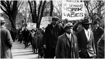 PCEUA dia internacional do desemprego manifestacao protesto ato desempregados trabalhadores estados unidos 1930