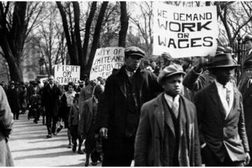 PCEUA dia internacional do desemprego manifestacao protesto ato desempregados trabalhadores estados unidos 1930