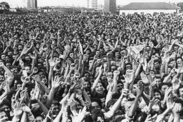 SMABC Comemoracao de primeiro de maio trabalhadores Sao bernardo dos campos sao paulo 1980