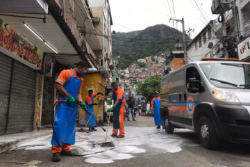 Fotos publicas PMRJ garis limpeza urbana