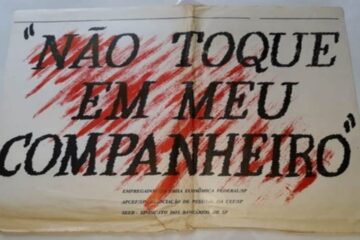 Nao toque em meu companheiro jornal bancarios greve 1991