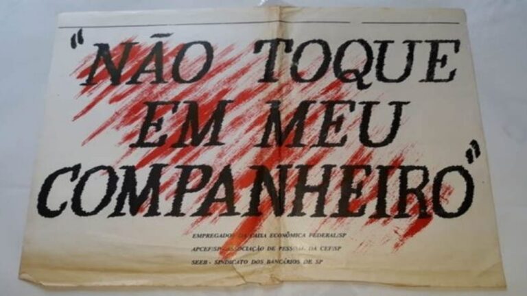Nao toque em meu companheiro jornal bancarios greve 1991