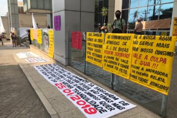 Coletivo de comunicacao MAB MG protesto auxilio emergencial brumadinho