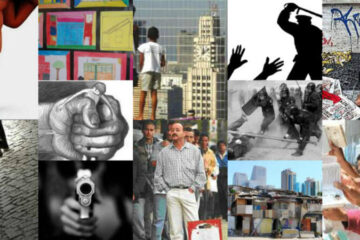 GGN Fotomontagem desigualdade social violencia