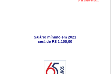 Dieese capa da Nota Tecnica 249 Salario minimo em 2021 sera em 1.10000 2021