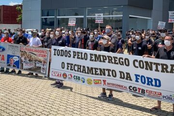 Sindicato dos Metalurgicos de Sao Paulo trabalhadores protesto ford desemprego