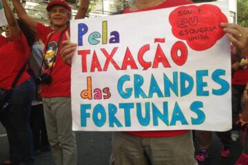 Levante popular da juventude manifestacao taxacao de grandes fortunas