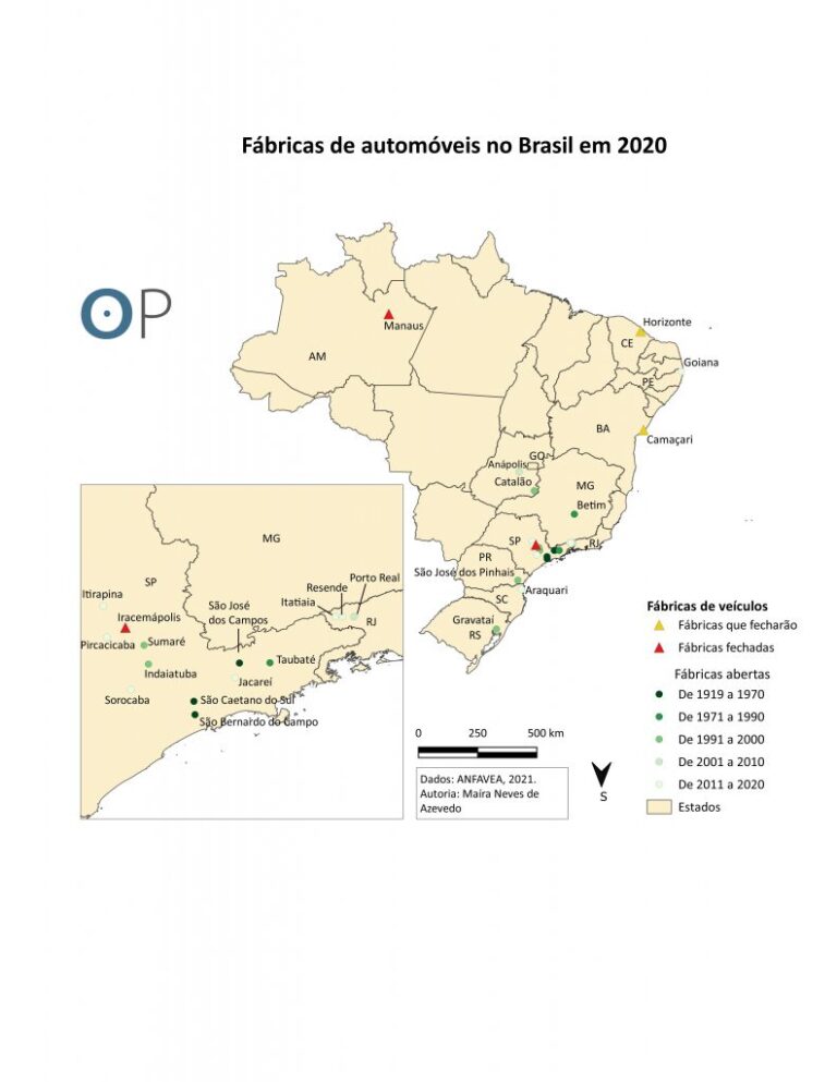 Outras Palavras Fabricas de automoveis no Brasil em 2020