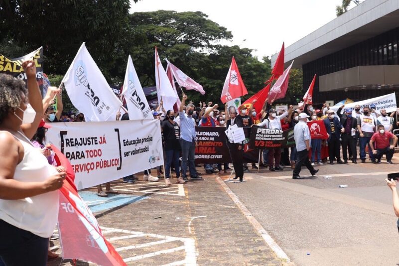 fonacate – servidores publicos protesto reajuste