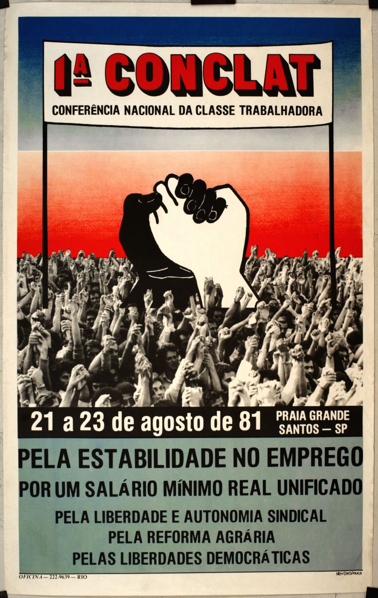 Cartaz Conclat 1981 Cedoc CUT