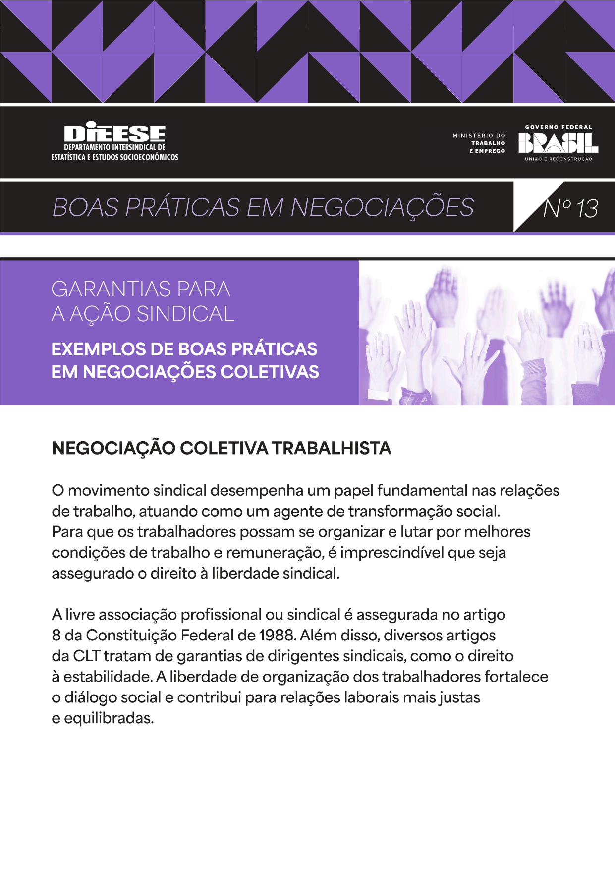 boas práticas n13 capa dieese