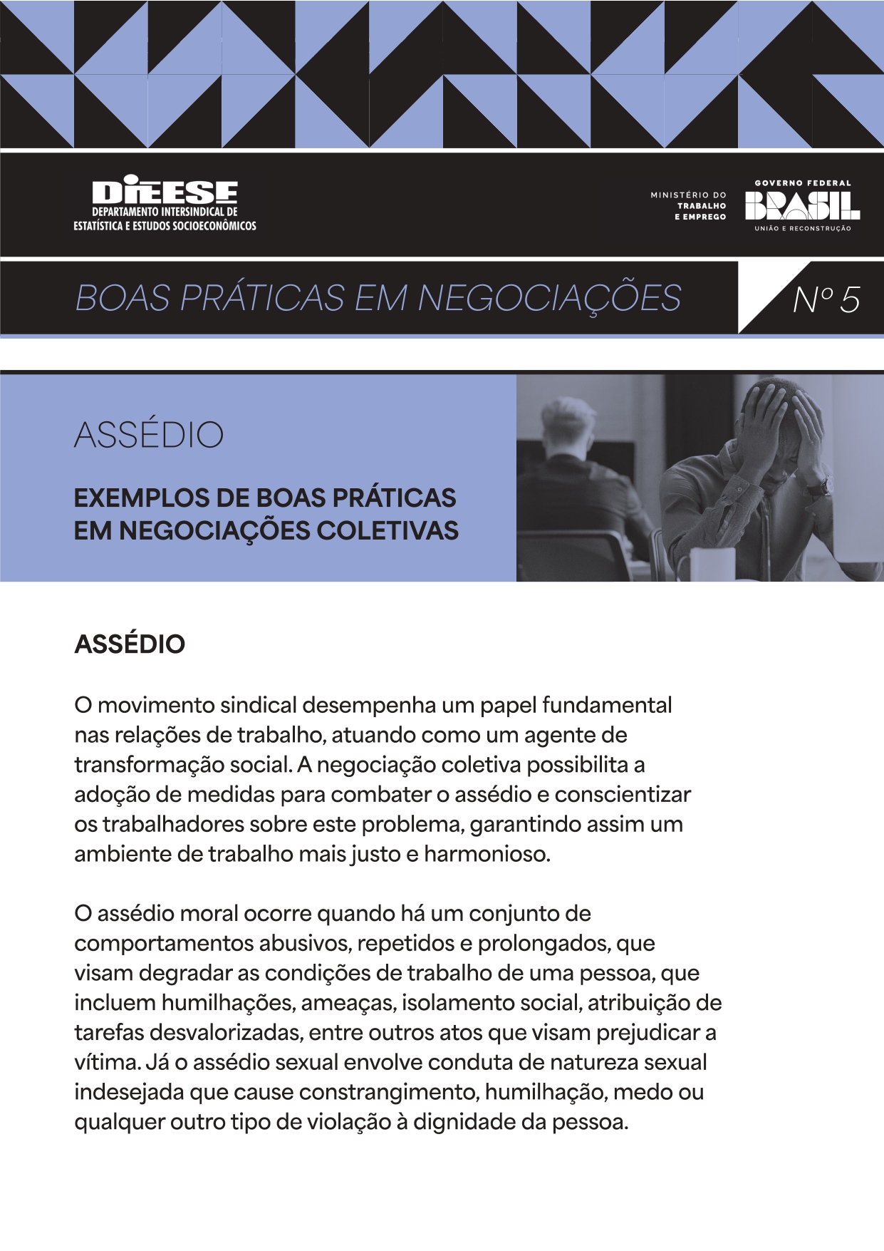 capa boas praticas n5 dieese