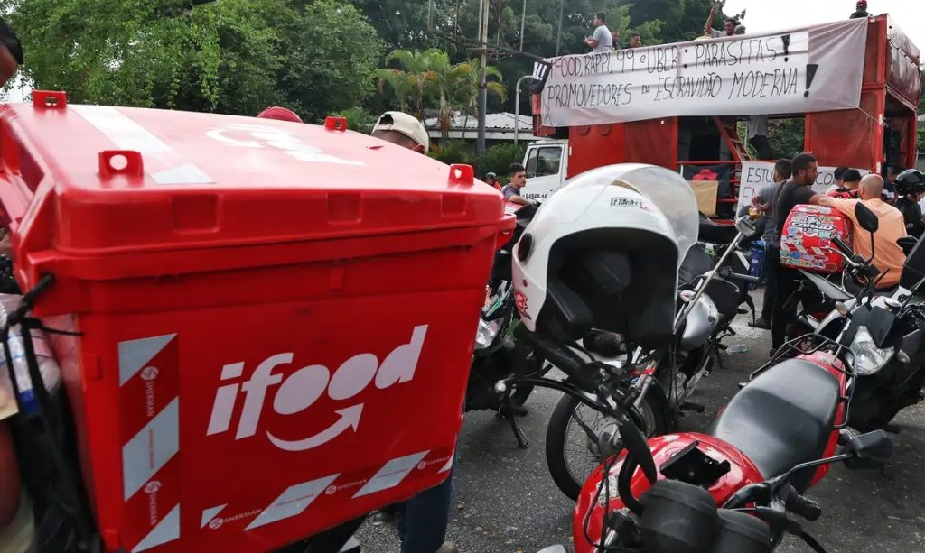 trabalhador plataforma